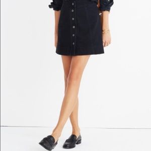 Madewell metropolis snap skirt Rawley black - s 8